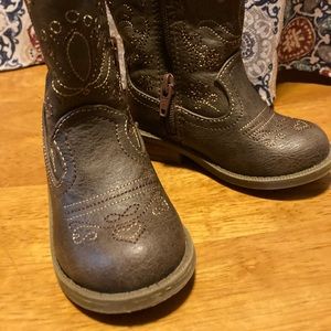 Cat & Jack cowgirl boots size 6 toddler.